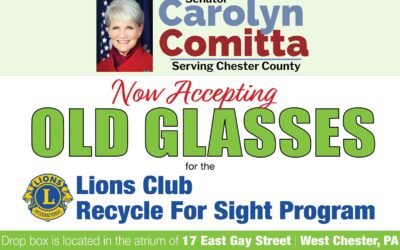 Collecting Glasses for Lions Club Recycle for Sight Program