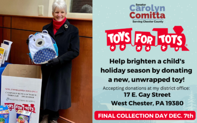 Comitta: Support Toys for Tots Now Through Dec. 7