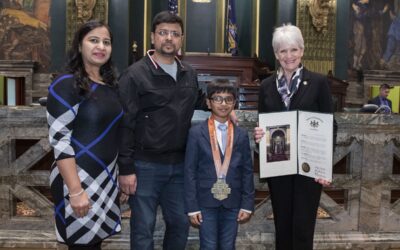 National Second Grade Chess Champion Visits Harrisburg