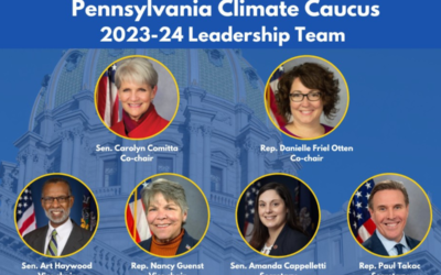 Pa. Legislative Climate Caucus Announces 2023 Leadership and Legislative Priorities