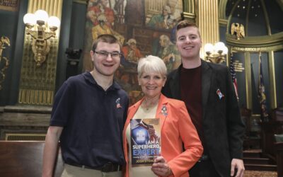 Autism Acceptance Advocates Josh and Zach Stehle Visit the Pa Senate