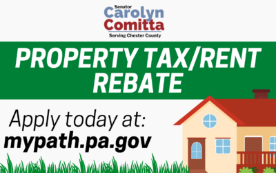 Comitta: Property Tax and Rent Rebates Now Being Distributed to Applicants