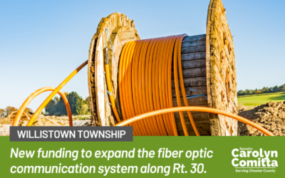 Willistown Township Awarded Funding for Transportation Infrastructure Improvements