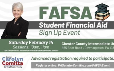 Comitta to Hold FAFSA Workshop Event in Downingtown on Feb. 14