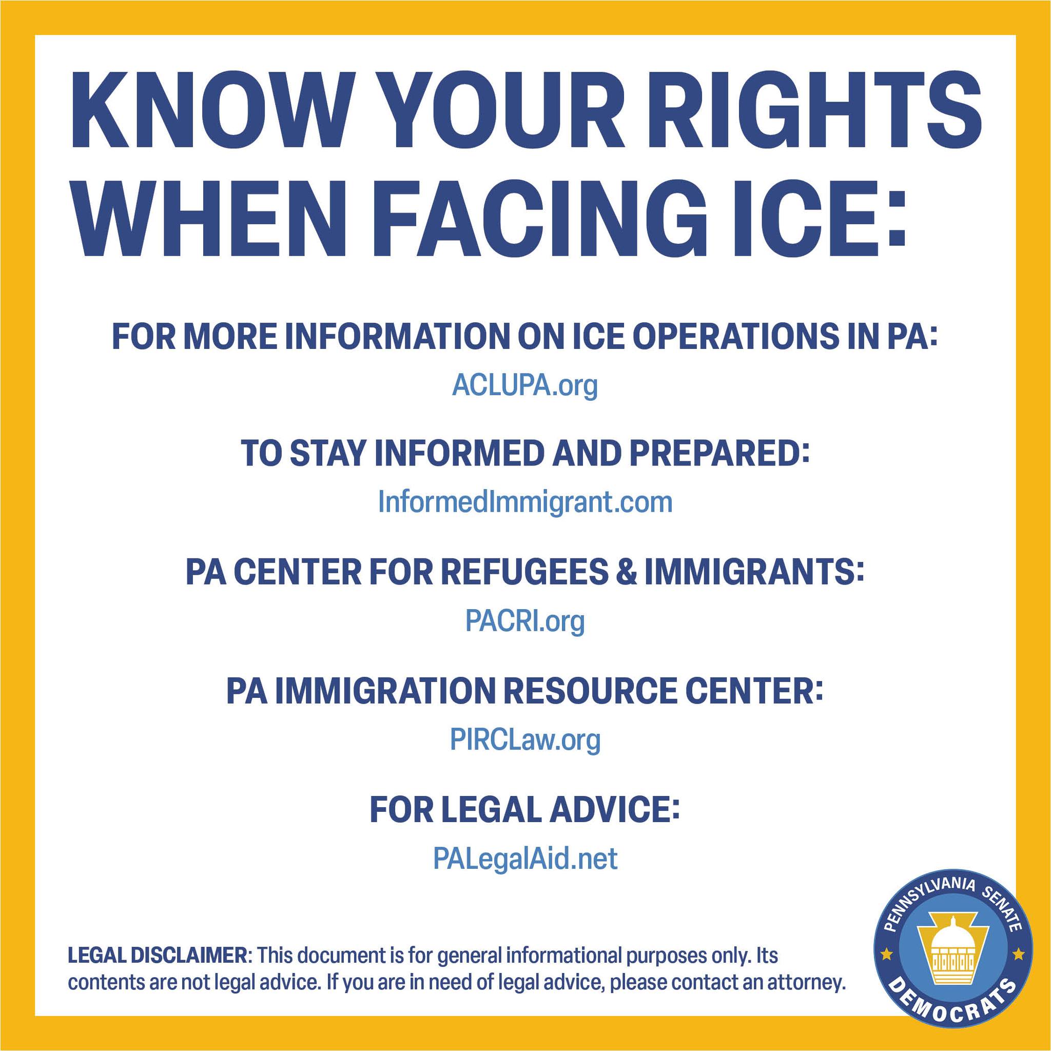 Know Your Rights when Facing Ice