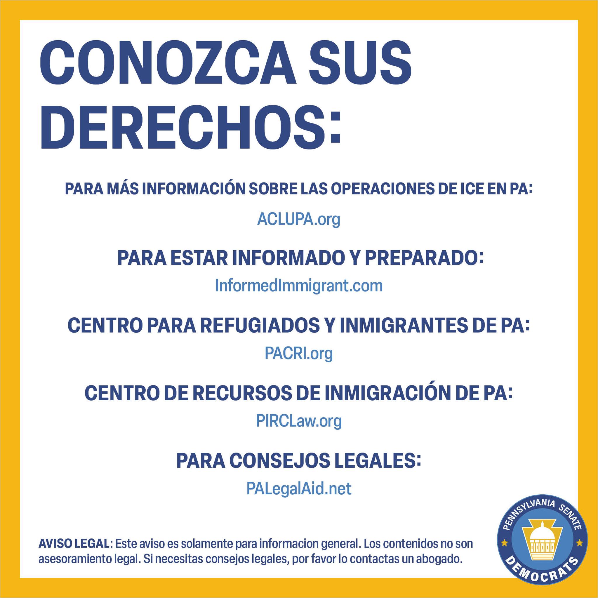 Conozca sus derechos