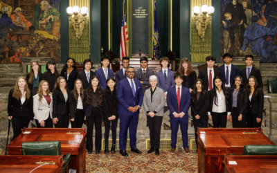 Twenty-Four Chester County High Schoolers Learn About State Government through Senator Comitta’s Student Advisory Council