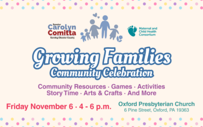 Comitta, MCHC to Hold Growing Families Community Celebration on Nov. 6